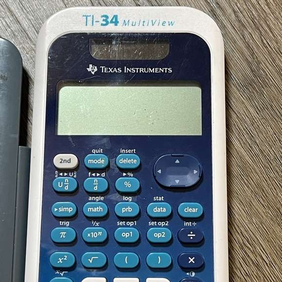 Texas Instruments‎ TI-34 MultiView Solar Scientific Calculator Slide Case - Picture 2 of 9